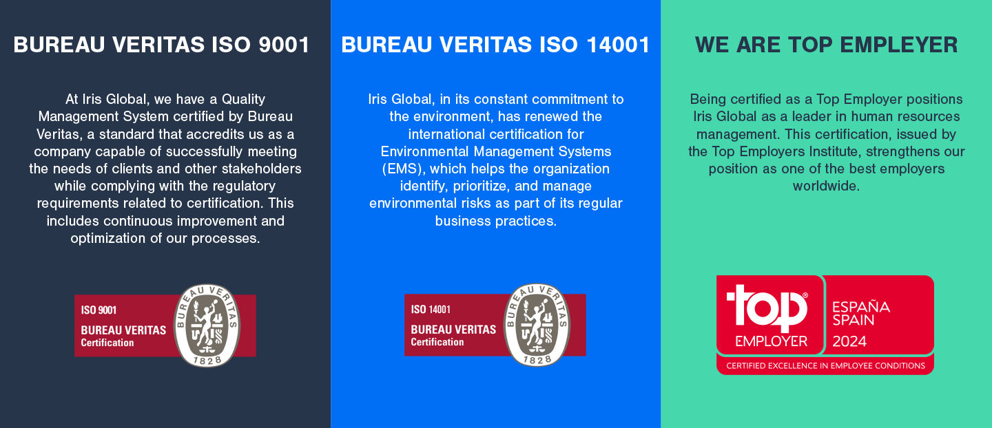 Quality is a key focus at IRIS GLOBAL