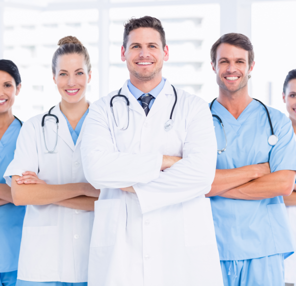 Equipe medica in tutto il mondo